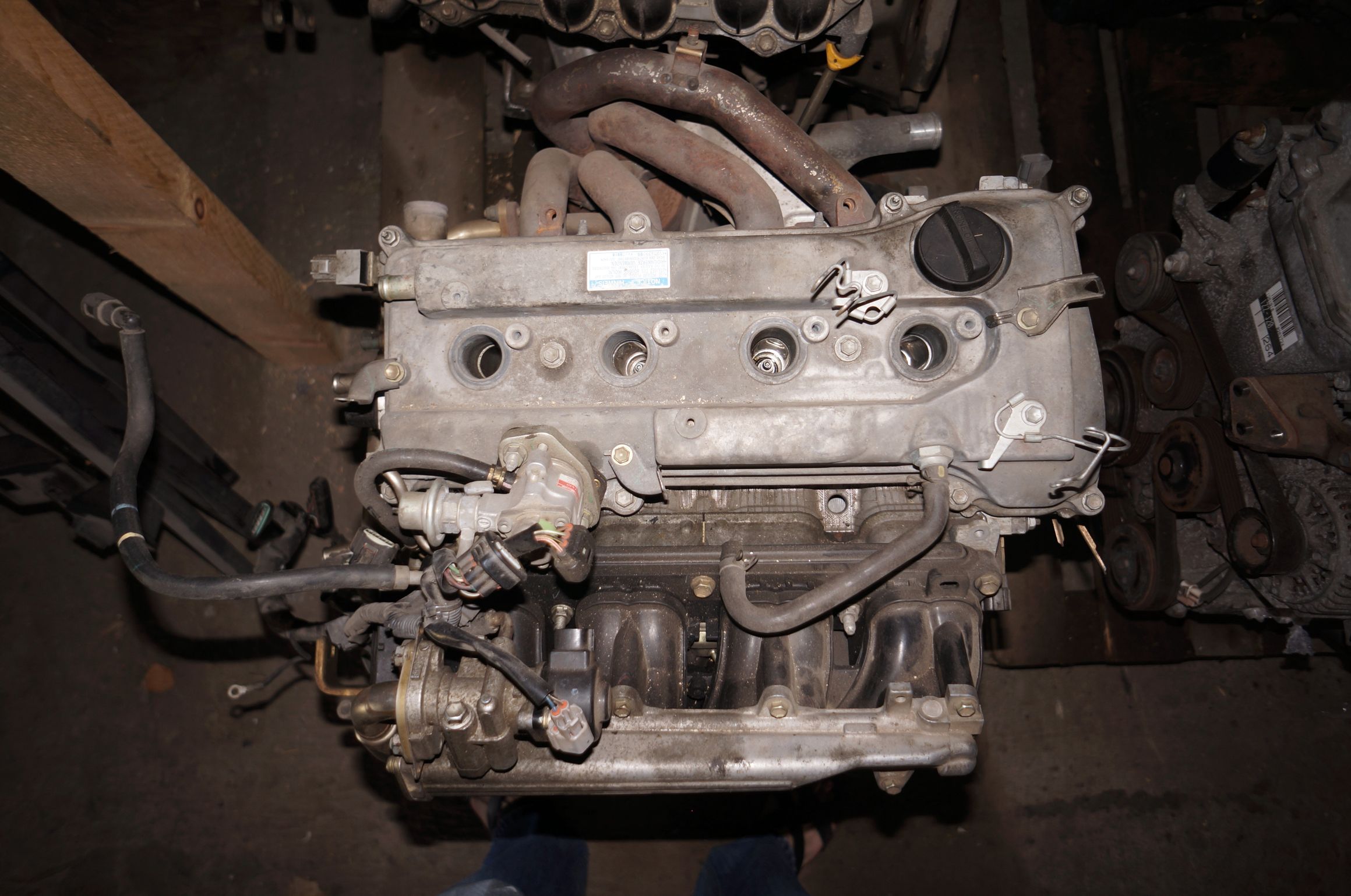 двигатель toyota caldina azt246w